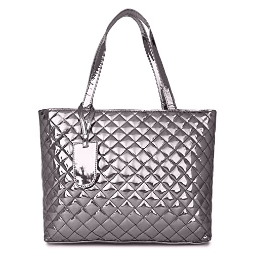 Silver Colour Women Hand Bag