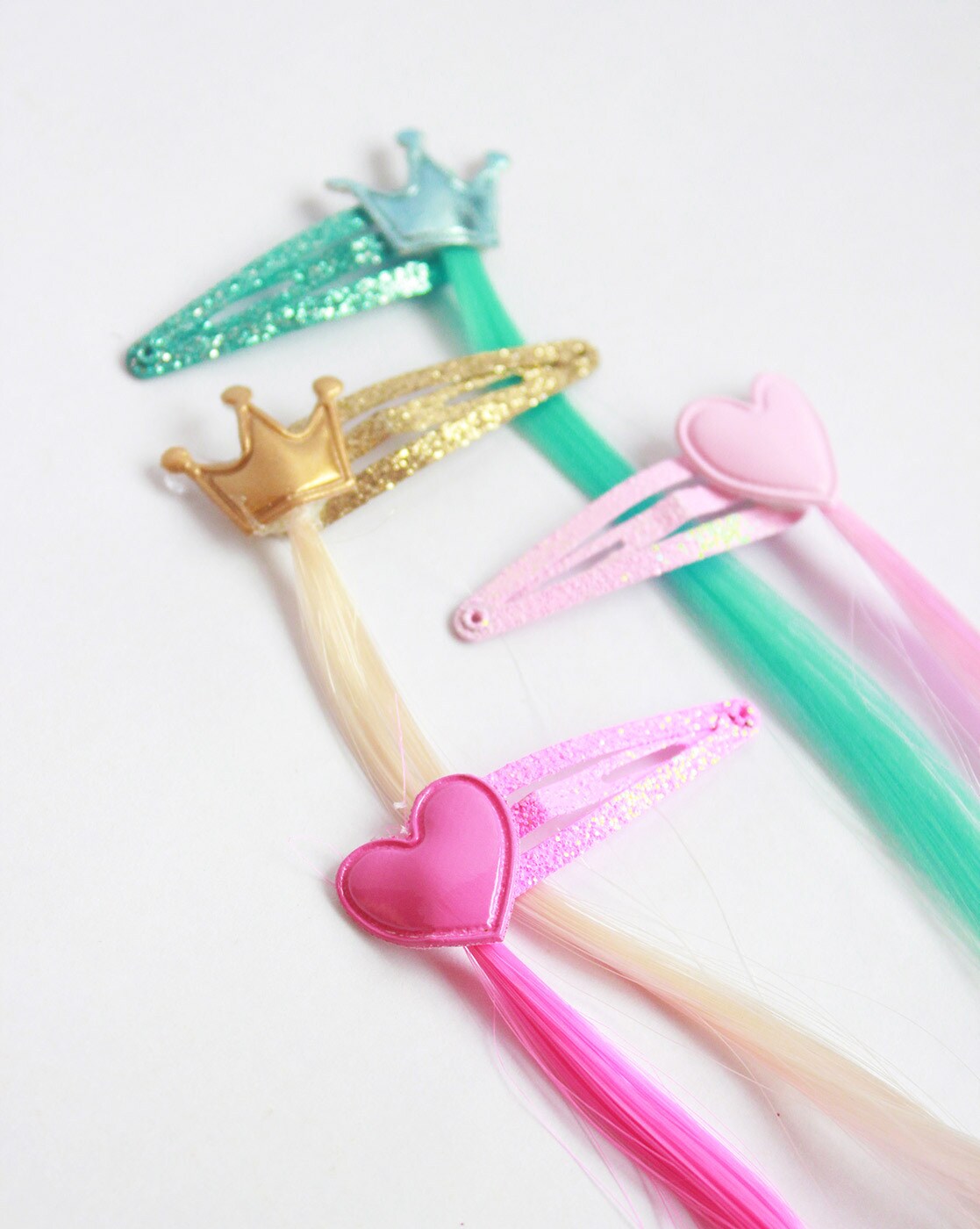 Set of 4 Embellished Hair Clip