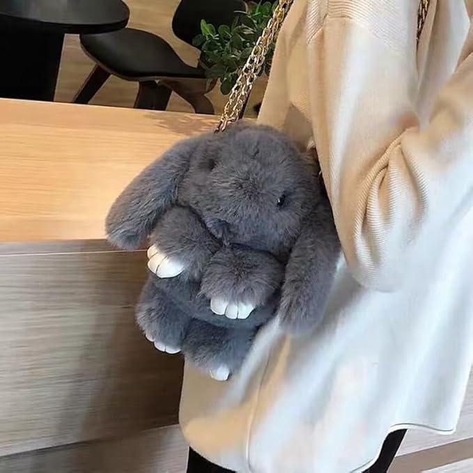 Grey Toy Shoulder Bag