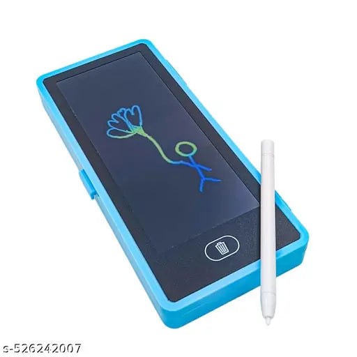 LCD Writing Tablet Pencil , Drawing Board Case with Erase Button, Magic Storage for Stationery, Multi