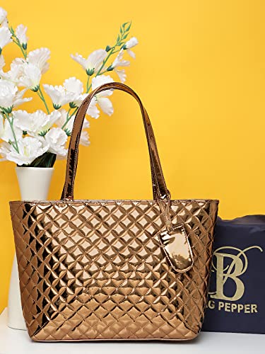 Dark Golden Women Hand Bag