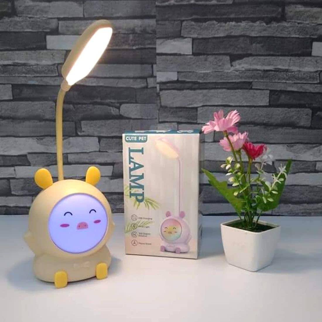 Cute Cartoon Design USB Charging Lamp Creative Desk Lamp Led Table Light Desk Lamp for Home & Office