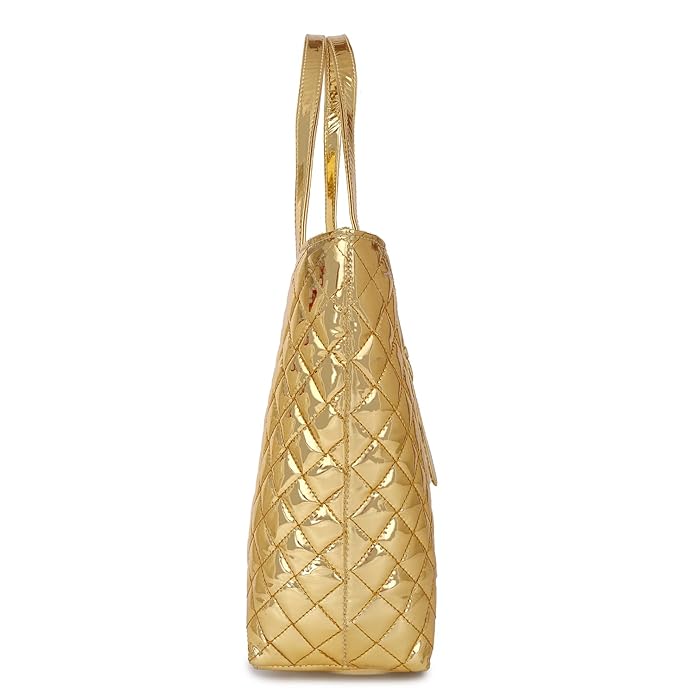 Structured Shoulder Bag With Quilted
