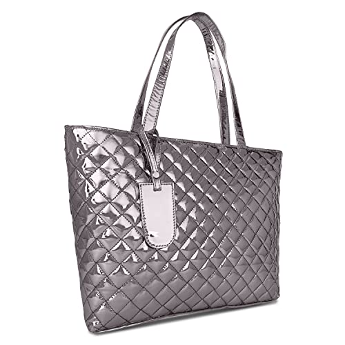 Silver Colour Women Hand Bag