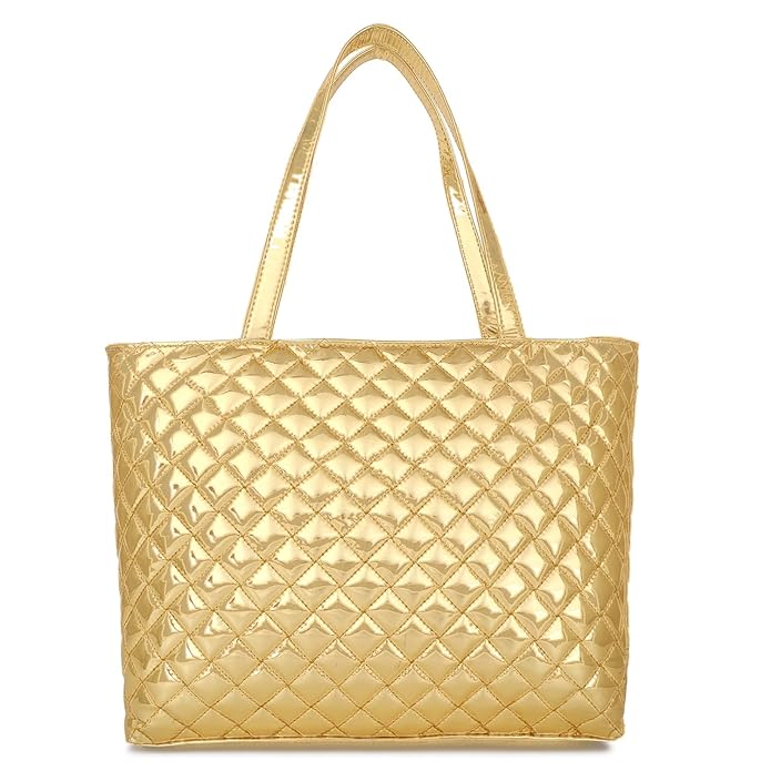 Structured Shoulder Bag With Quilted
