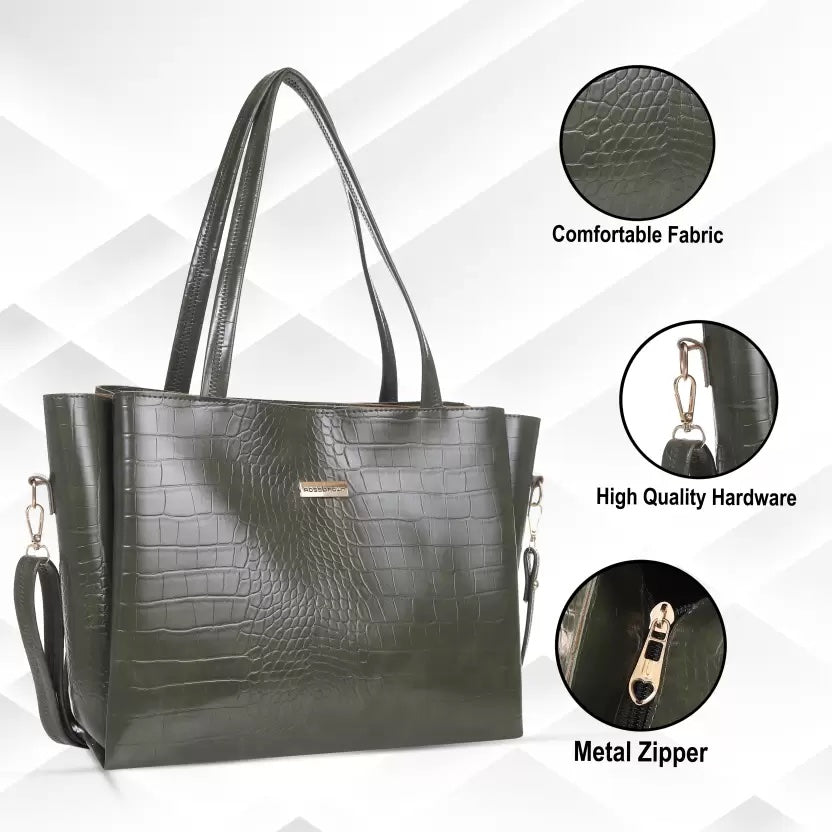Women Green Shoulder Bag