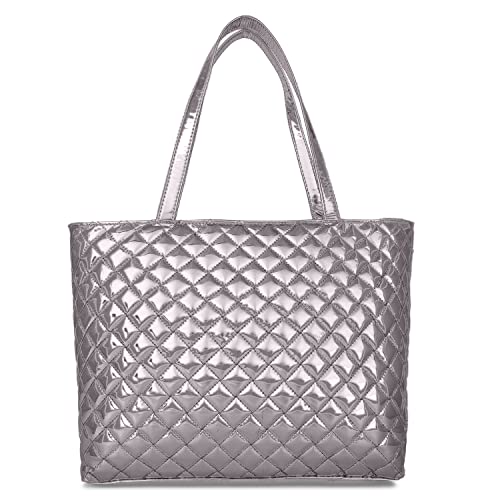 Silver Colour Women Hand Bag