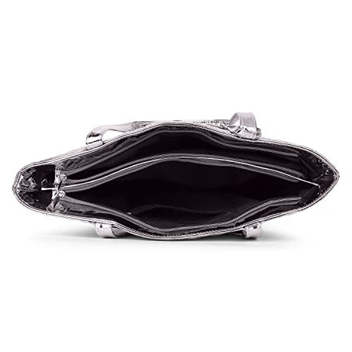 Silver Colour Women Hand Bag