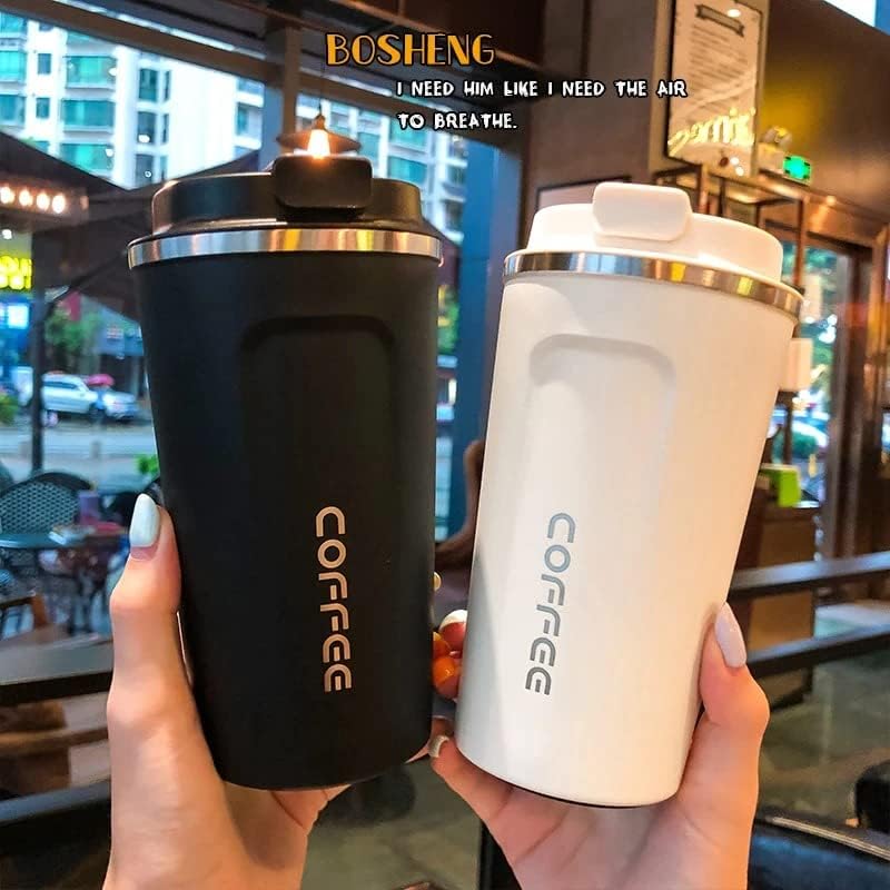 Vacuum Insulated Temperature Display Coffee Mug Stainless Steel Coffee Mug | Insulated Travel Mug | Double-Walled Insulation Hot and cold Smart Coffee Tumbler Travelling Mug