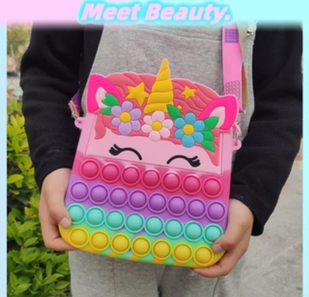 Small Unicorn Pop It Backpack