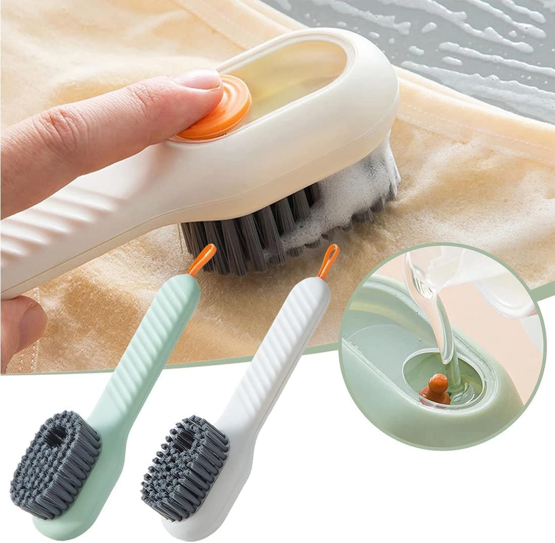 Multifunctional Liquid Shoe Cleaning Brush with Soap Dispenser