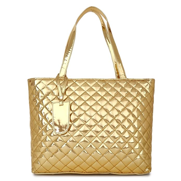 Structured Shoulder Bag With Quilted