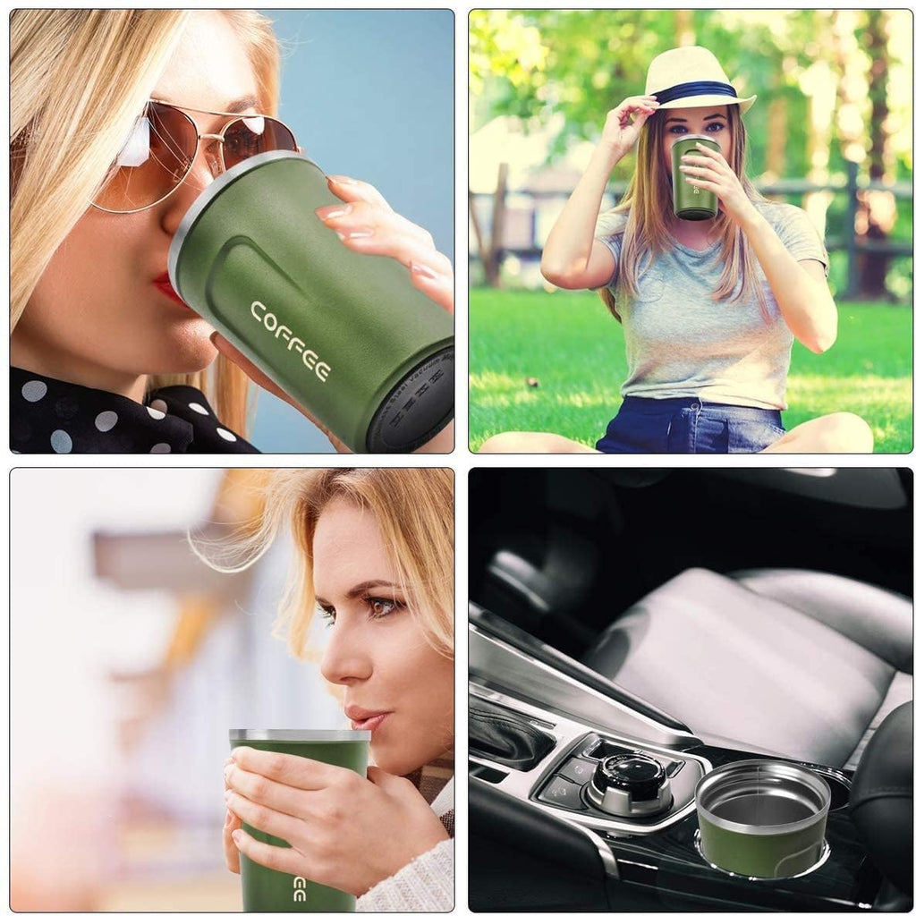Vacuum Insulated Temperature Display Coffee Mug Stainless Steel Coffee Mug | Insulated Travel Mug | Double-Walled Insulation Hot and cold Smart Coffee Tumbler Travelling Mug