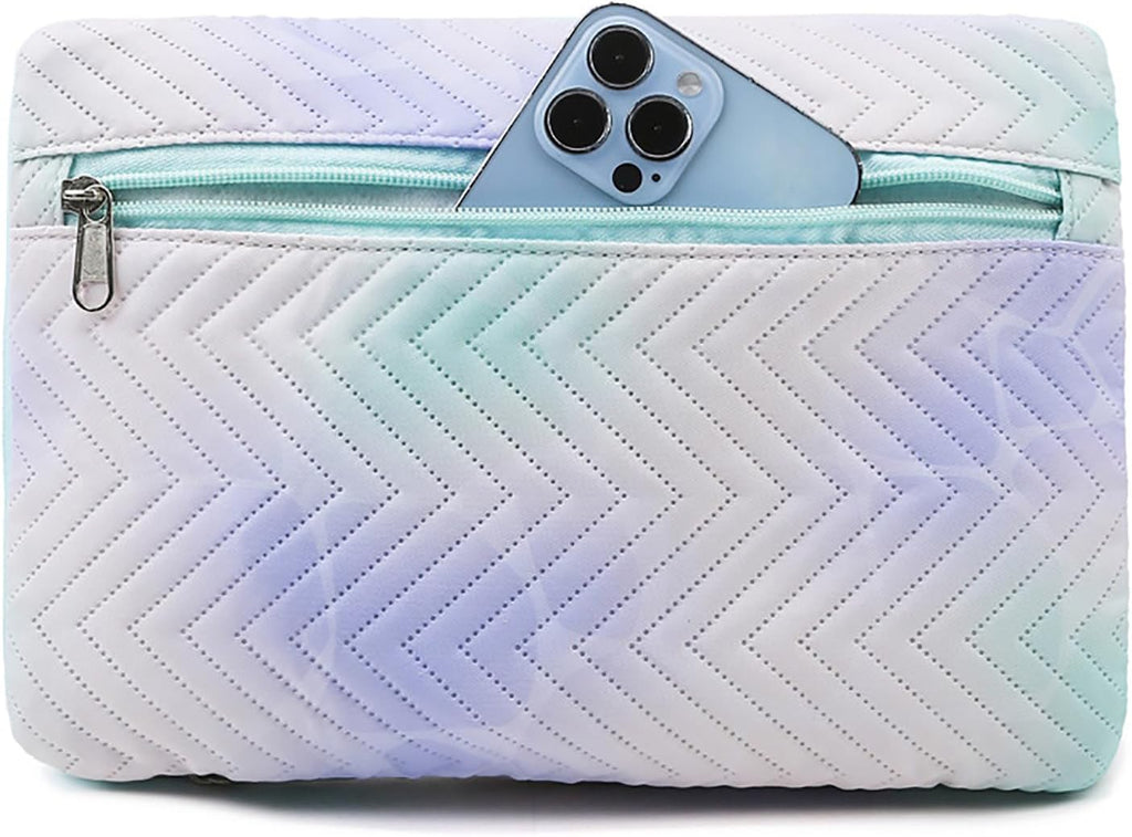 Travel Duffel Bag Carry on Overnight Bag with Separate Wet and Dry Compartments Blue