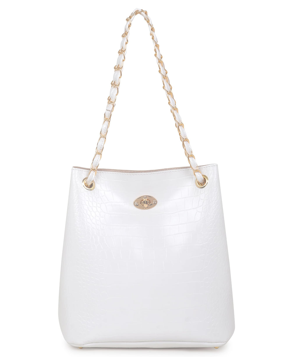 White Women Hand Bag