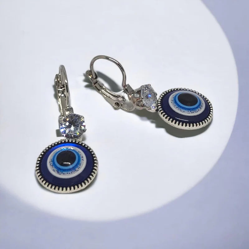 Sky Blue 3 piece Kurta Set earrings with hand bag combo (C5)