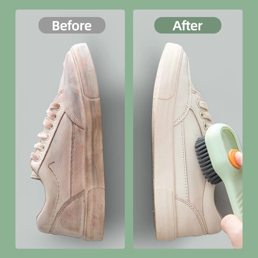 Multifunctional Liquid Shoe Cleaning Brush with Soap Dispenser