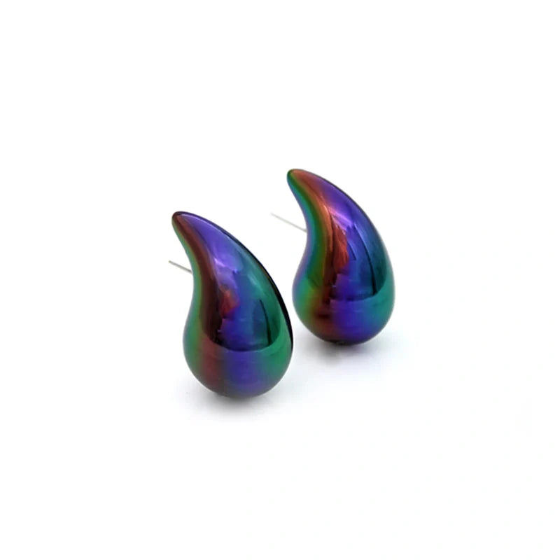 Colourful Waterdrop Earring