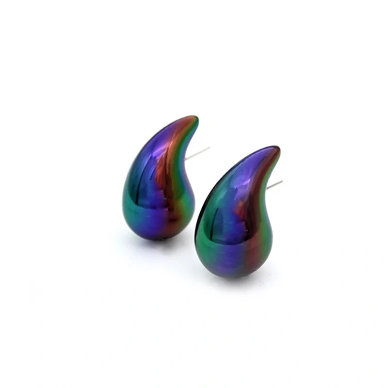 Colourful Waterdrop Earring