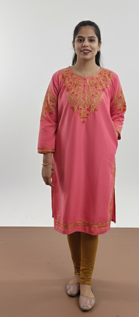 Pink Colour Pheran (ZO417)
