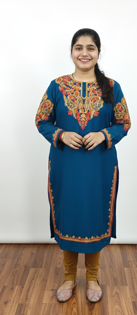 Blue colour Pheran (ZO415)