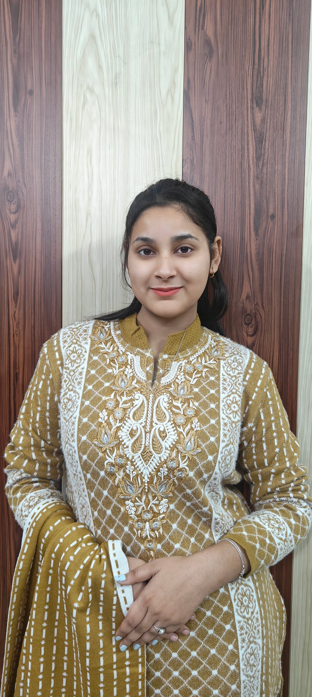 Mustard Yellow 3 Piece wool suit (Z0371)