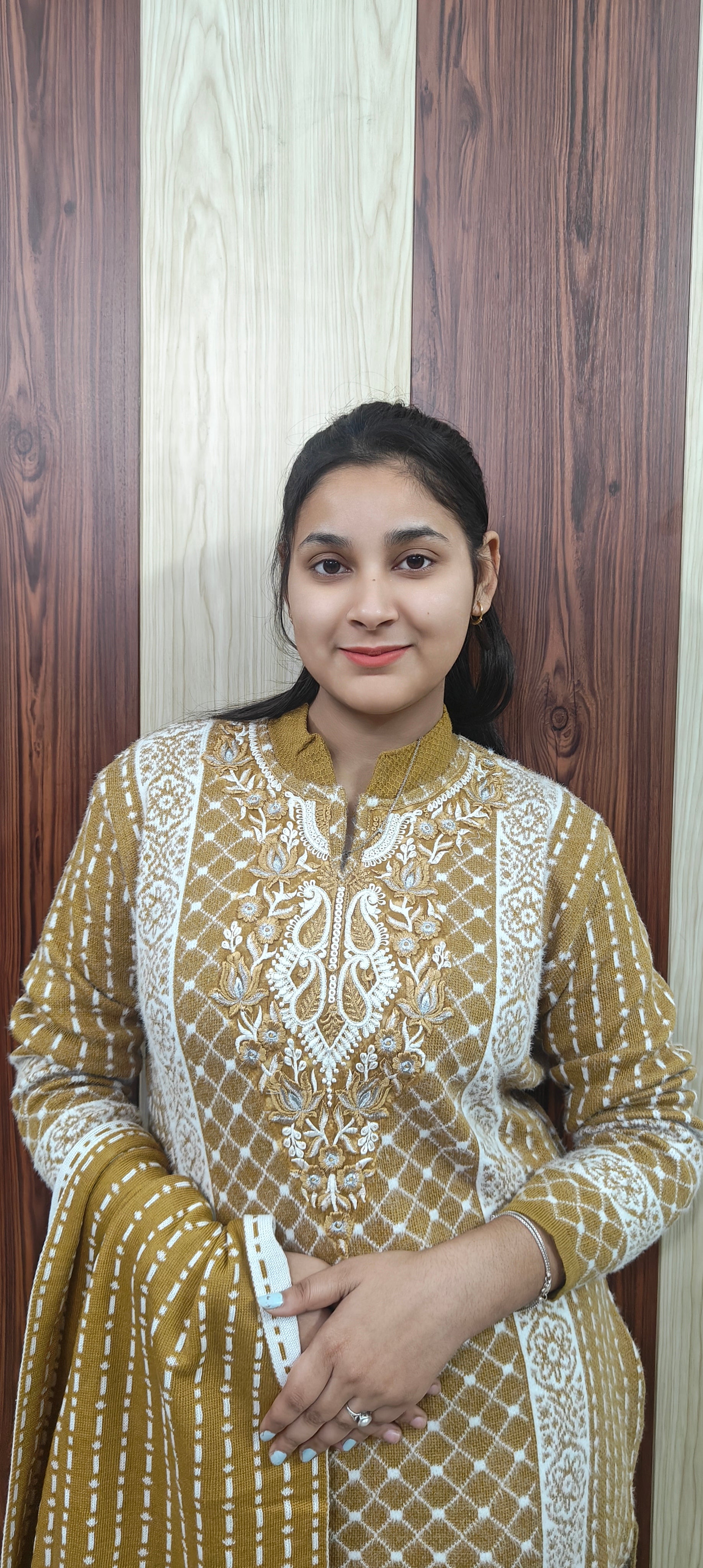 Mustard Yellow 3 Piece wool suit (Z0371)