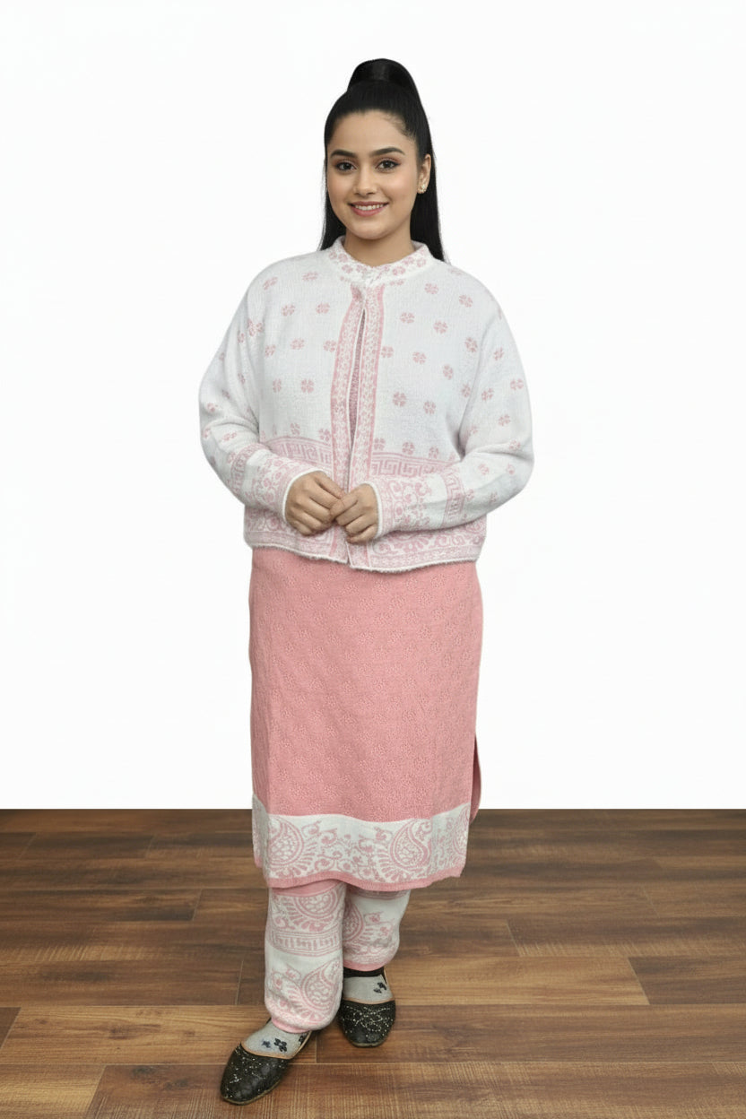 Pink Colour Jacket 3 piece suit( Z0402 )