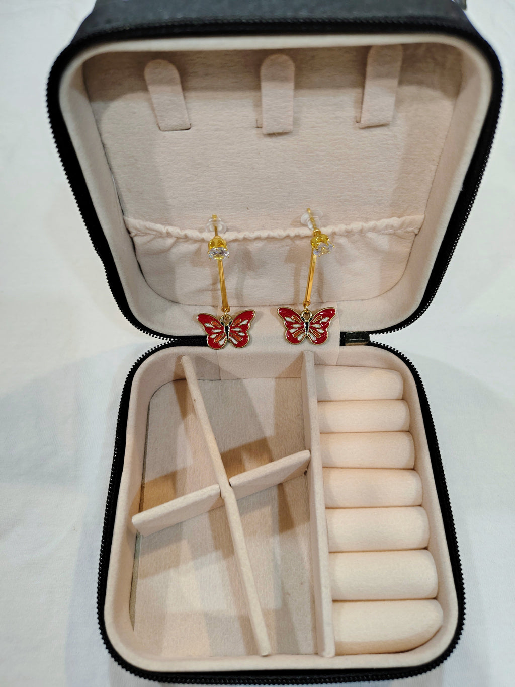 Korean Butterfly Drop Earrings