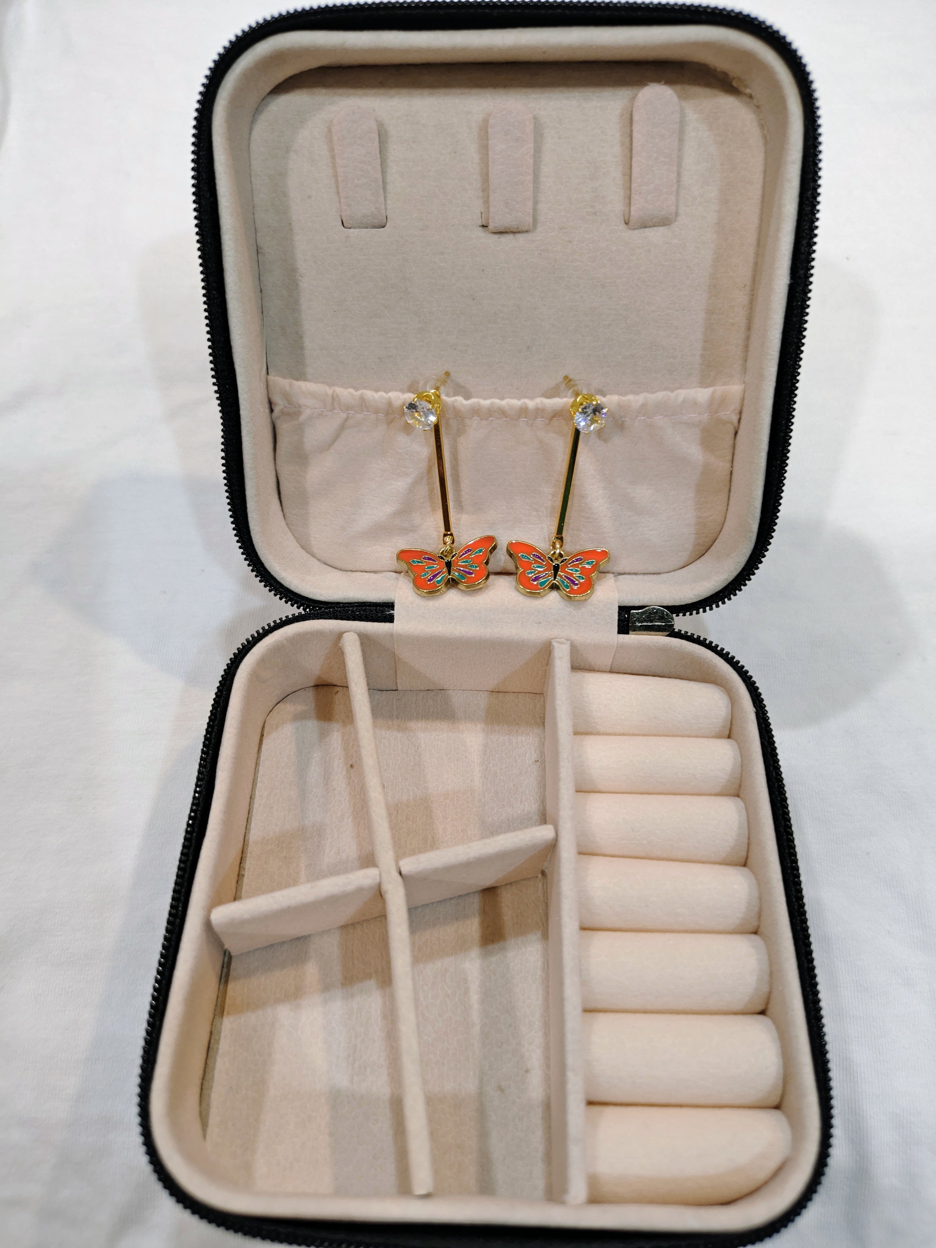 Korean Butterfly Drop Earrings