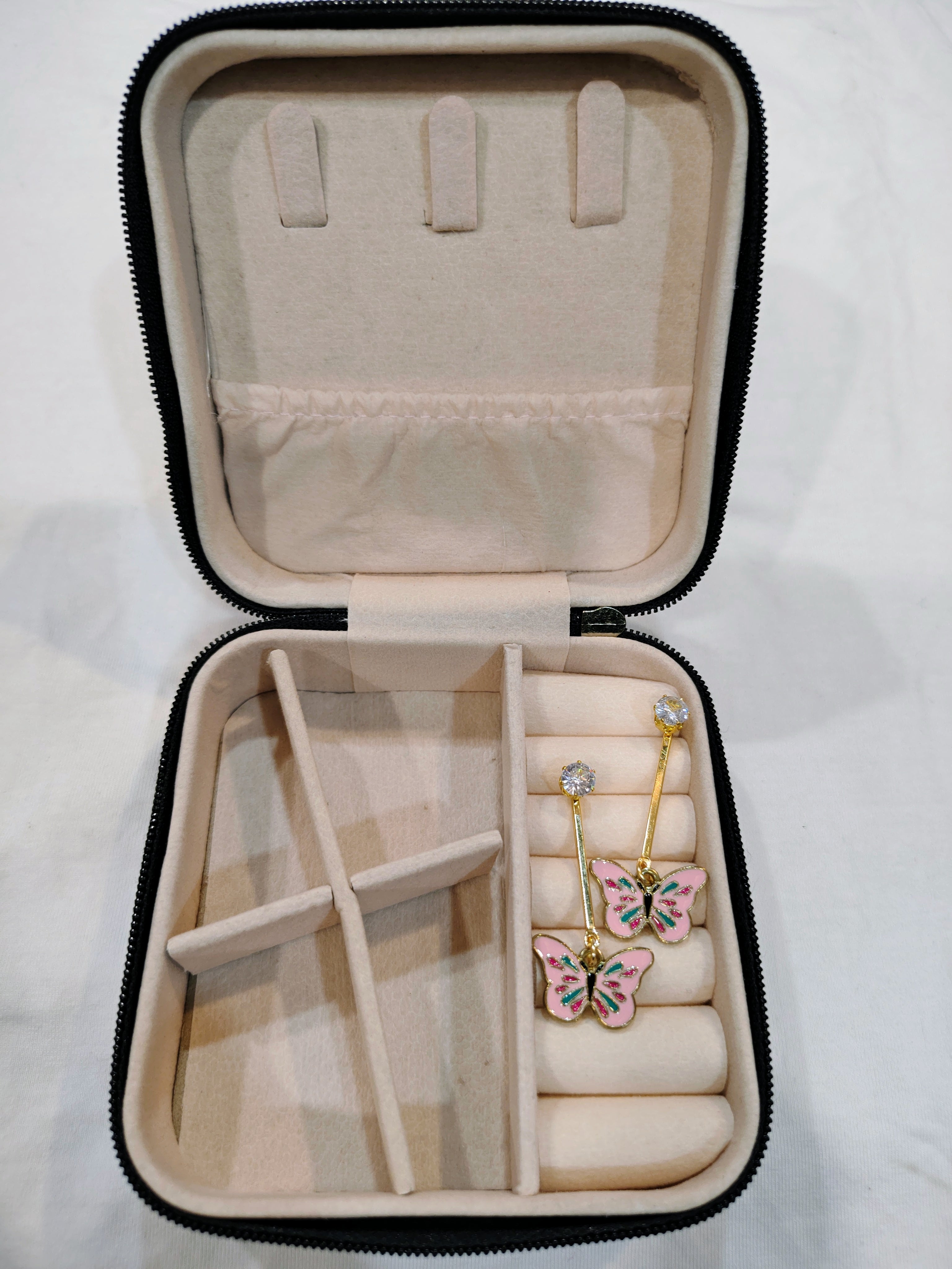 Korean Butterfly Drop Earrings