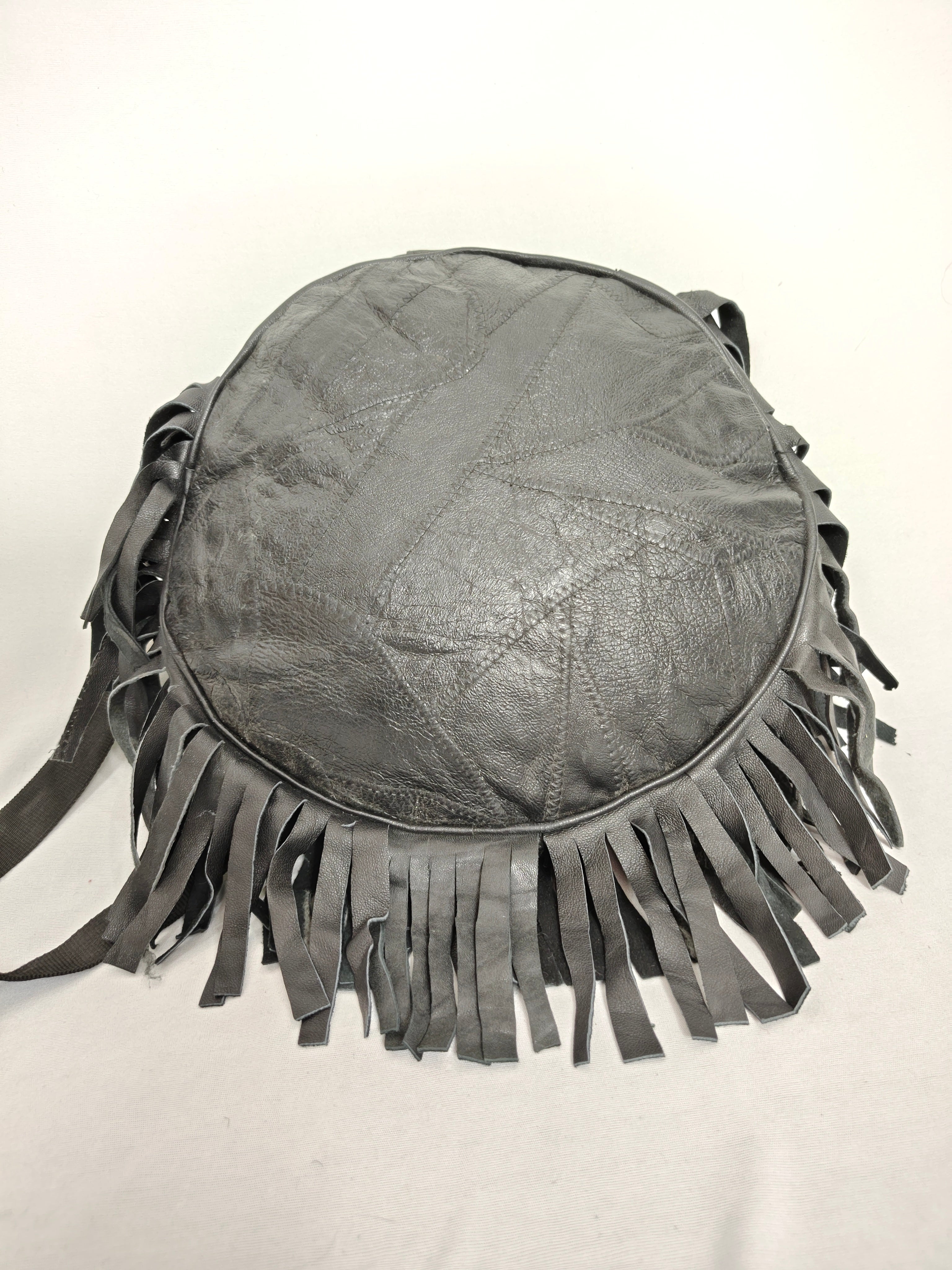 Rough leather bag