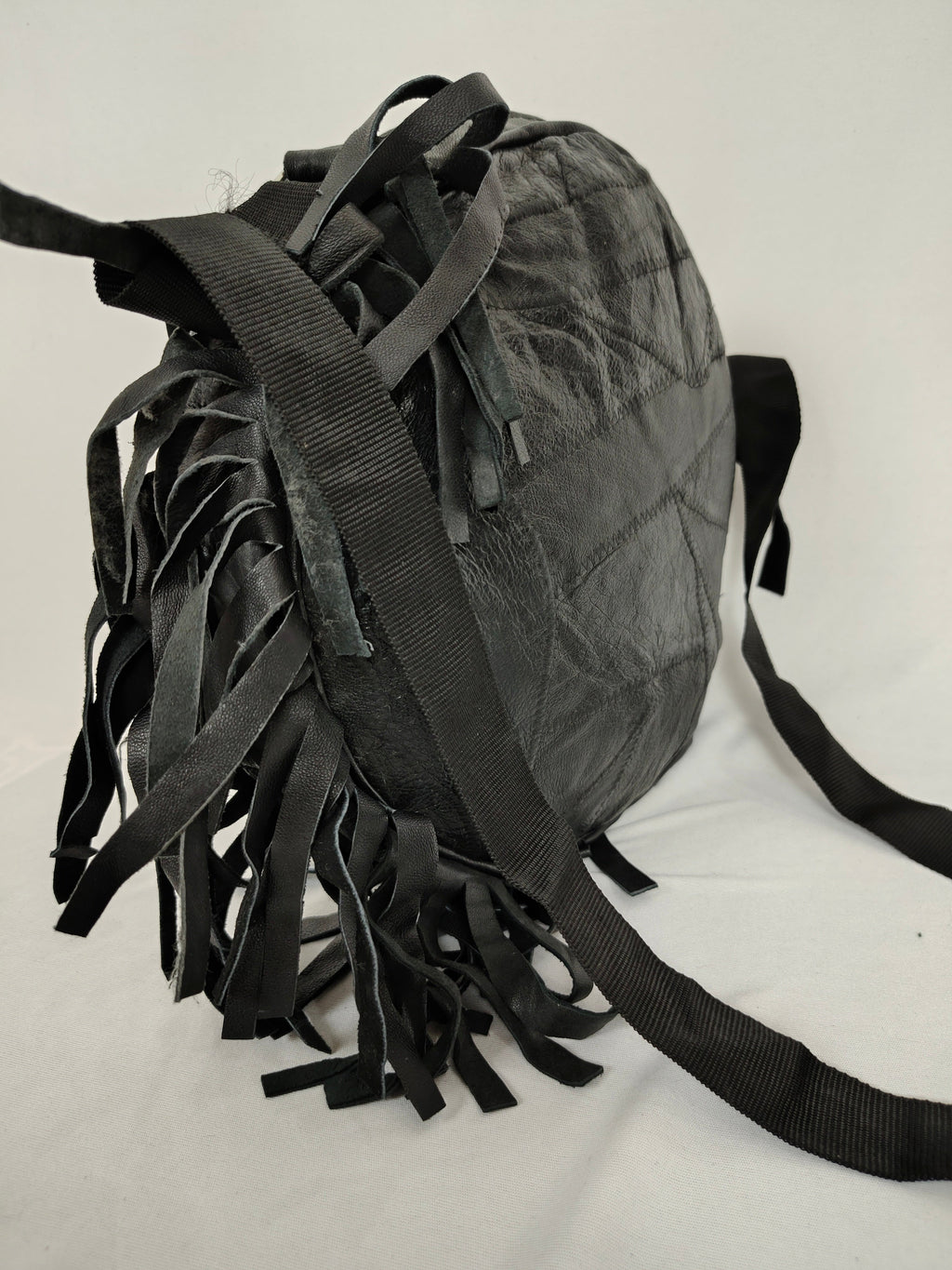 Rough leather bag