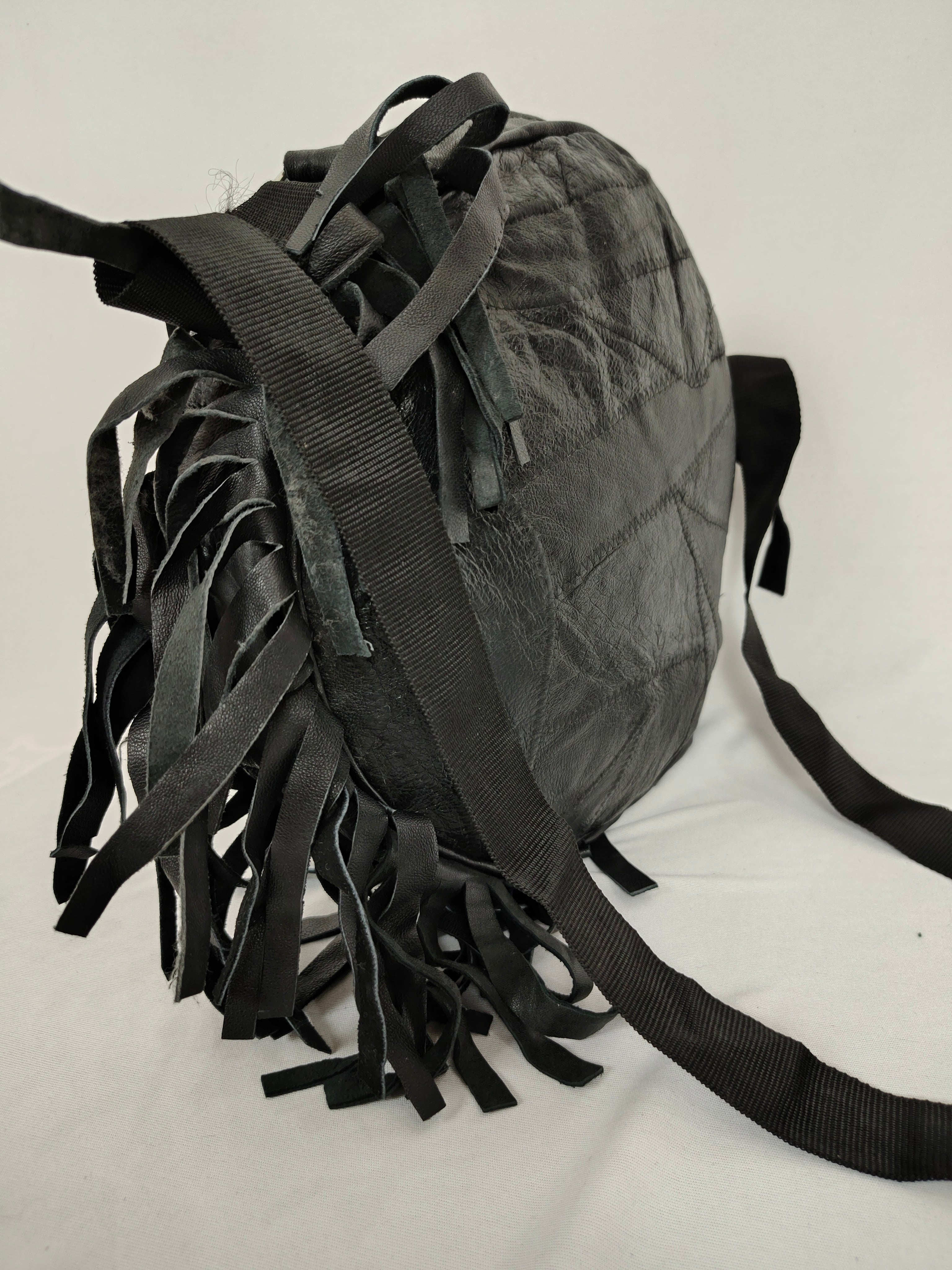 Rough leather bag