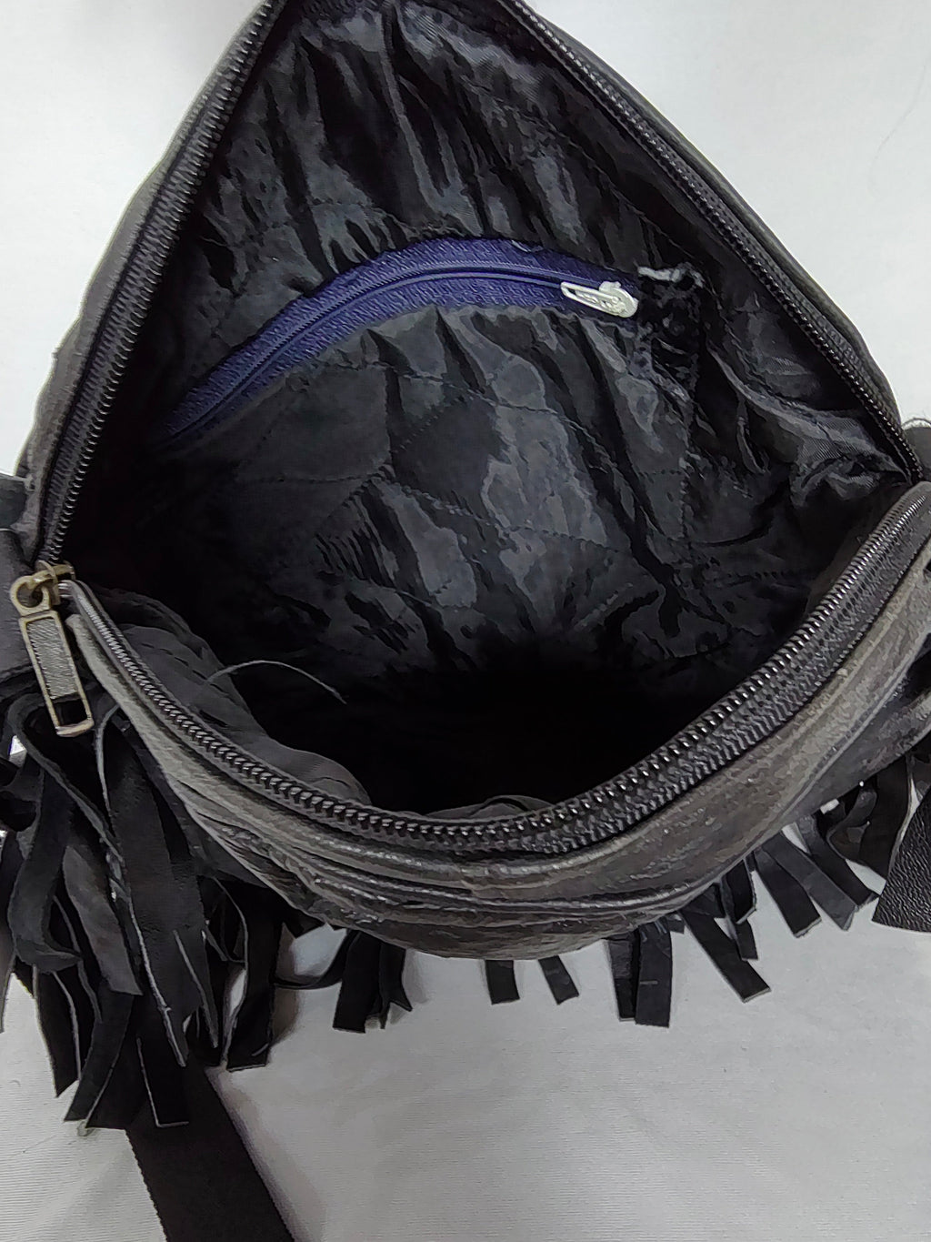 Rough leather bag