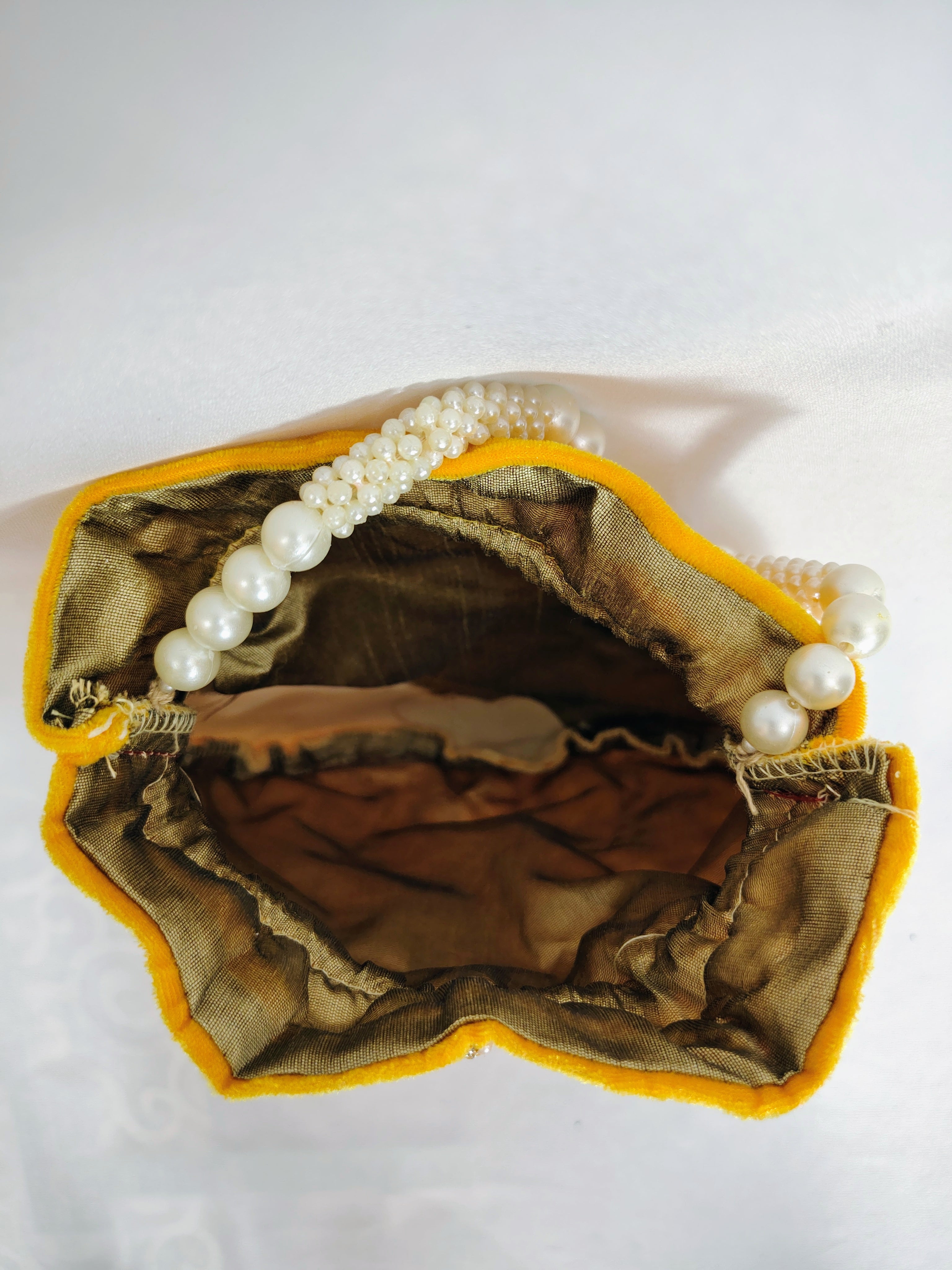 Women Yellow Potli