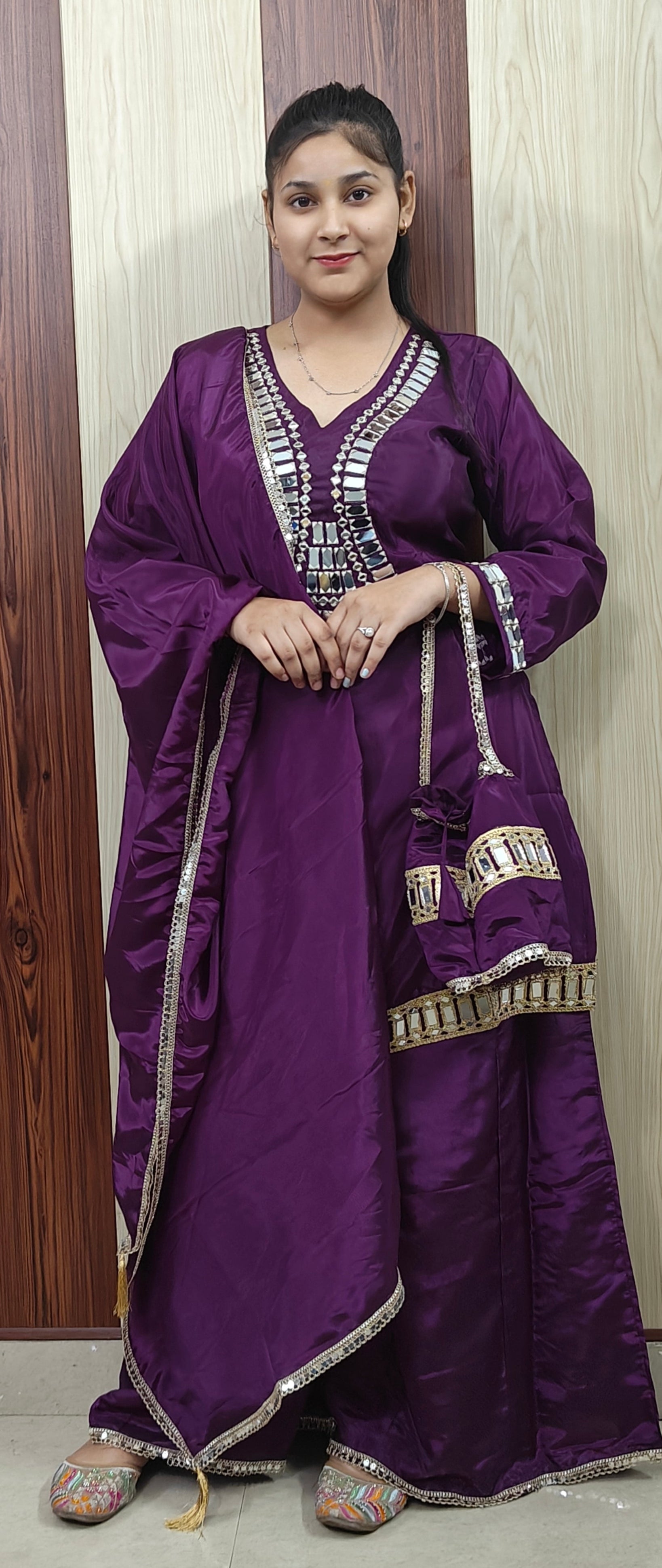 Purple Beautiful 3 piece set (Z0358)