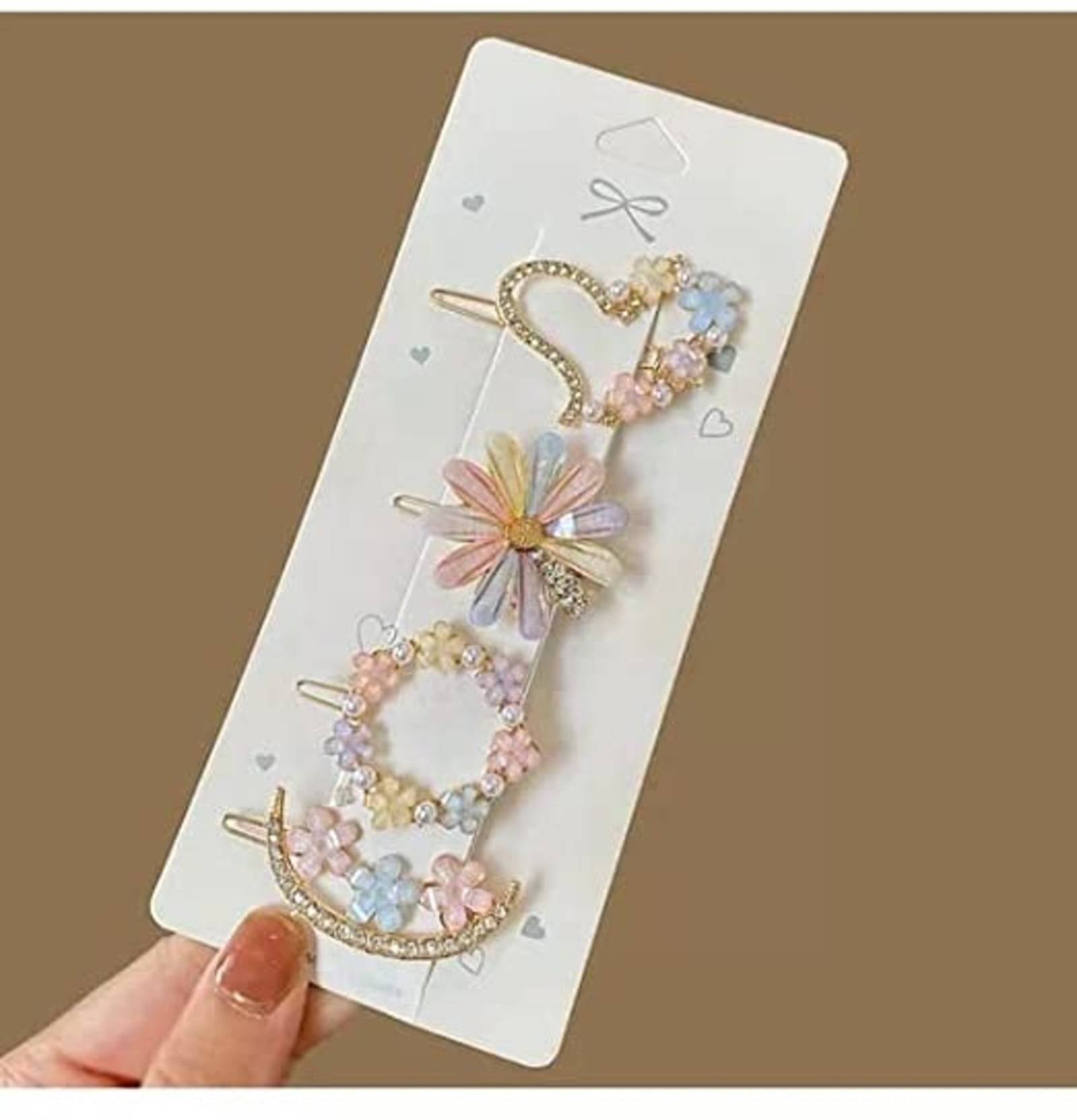 Style Hair Clips Barrettes Set for Women And Girls [ 4 PIECES] Hair Clip  (Multicolor)