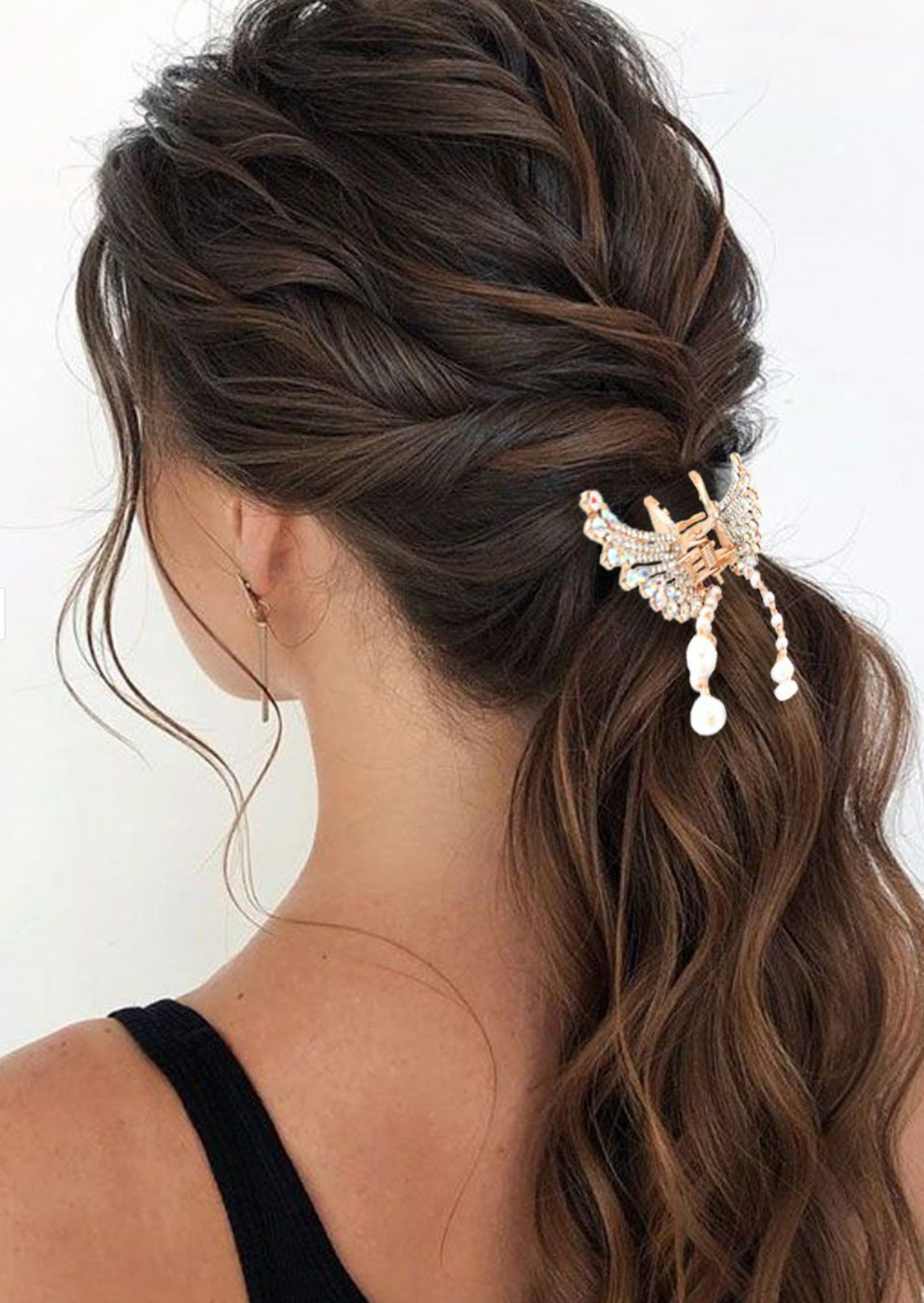 Women Embellished Butterfly Wing Claw Clip