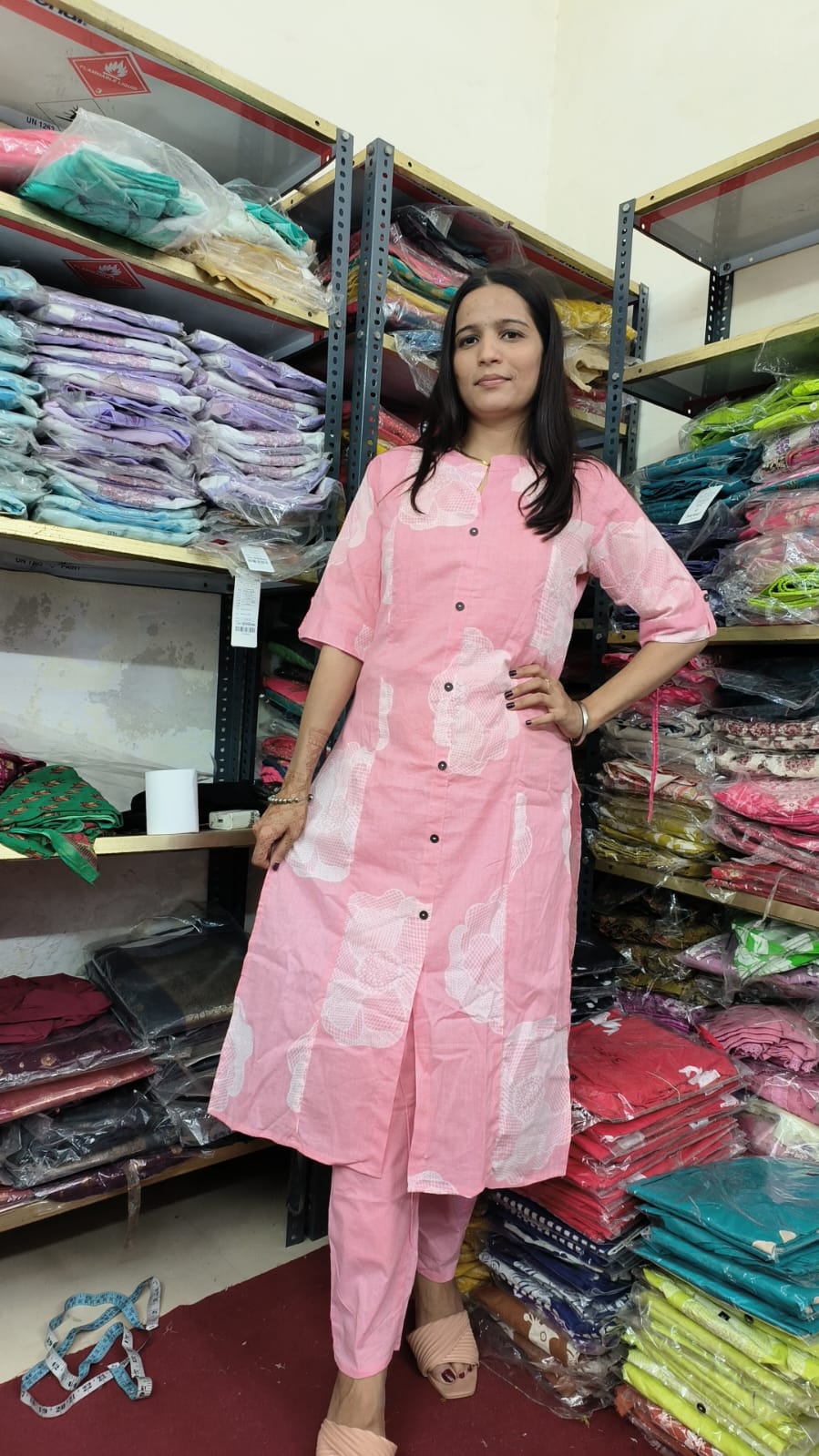 Pink Colour beautiful Co-Ord Set (Z0182)