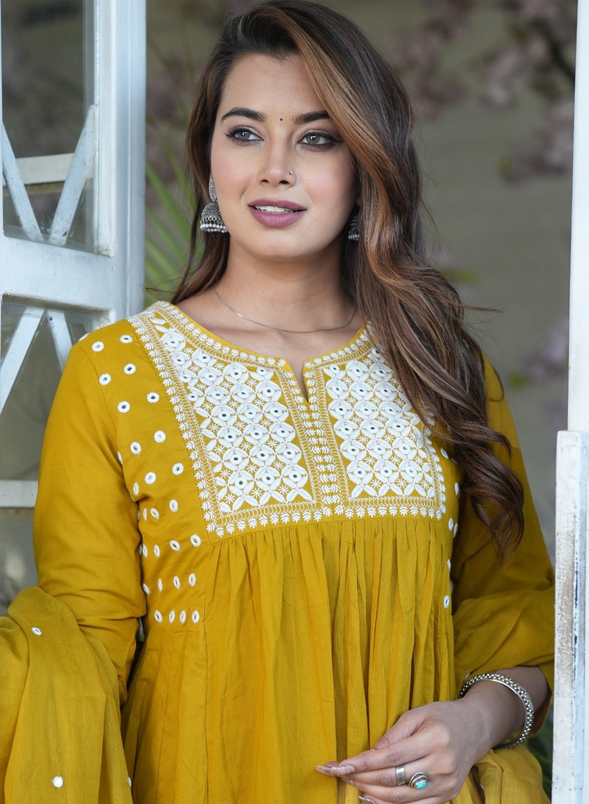Yellow 3 piece beautiful Kurta Set (Z0151)