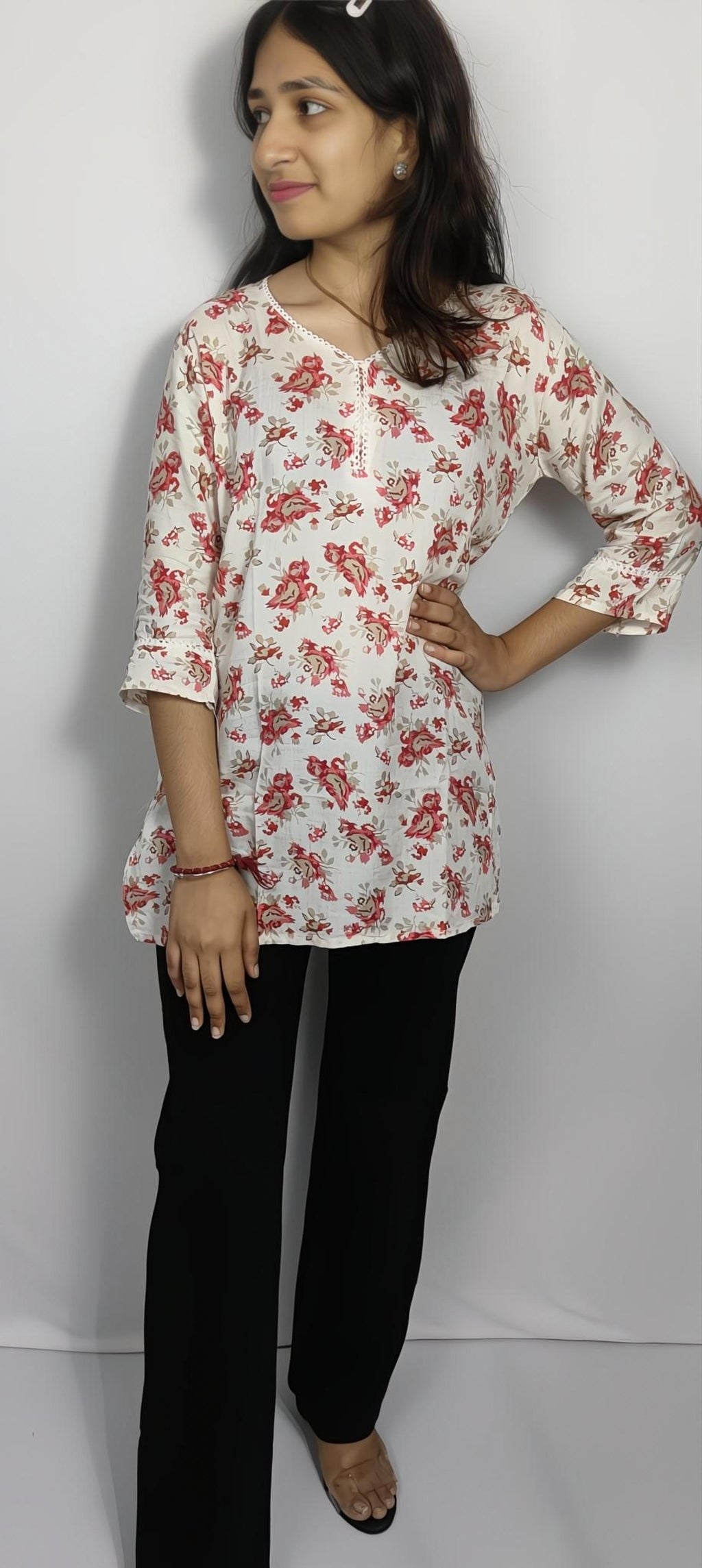 Abstract Printed Cotton Kurti Stylish & Breezy Daily Wear Collection