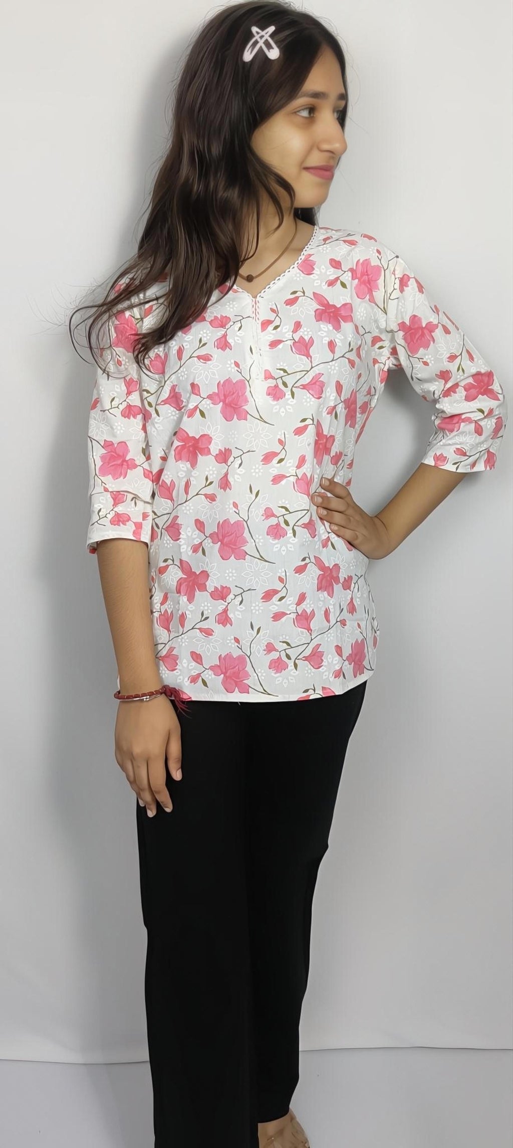 Abstract Printed Cotton Kurti Stylish & Breezy Daily Wear Collection