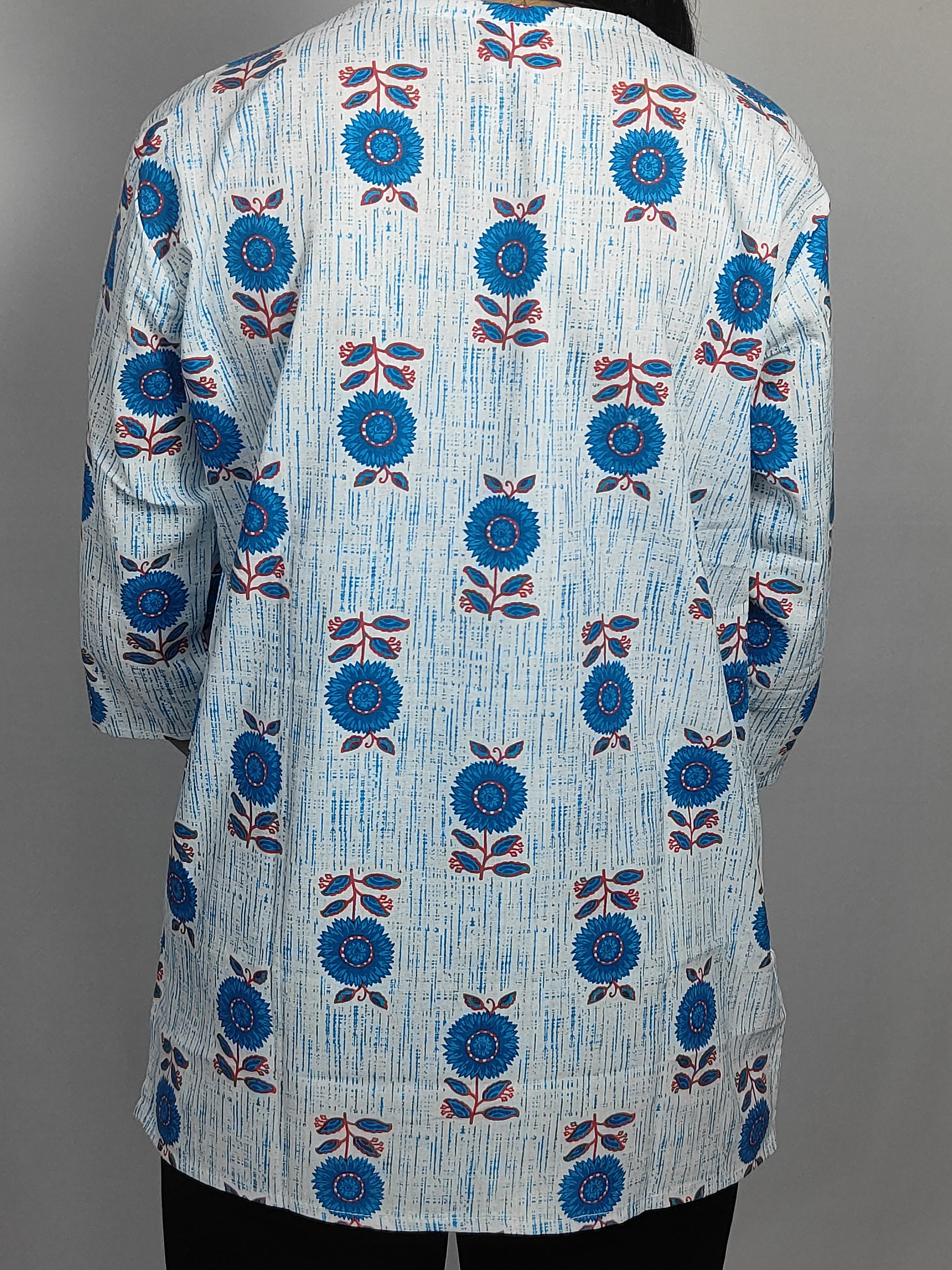 Abstract Printed Cotton Kurti Stylish & Breezy Daily Wear Collection