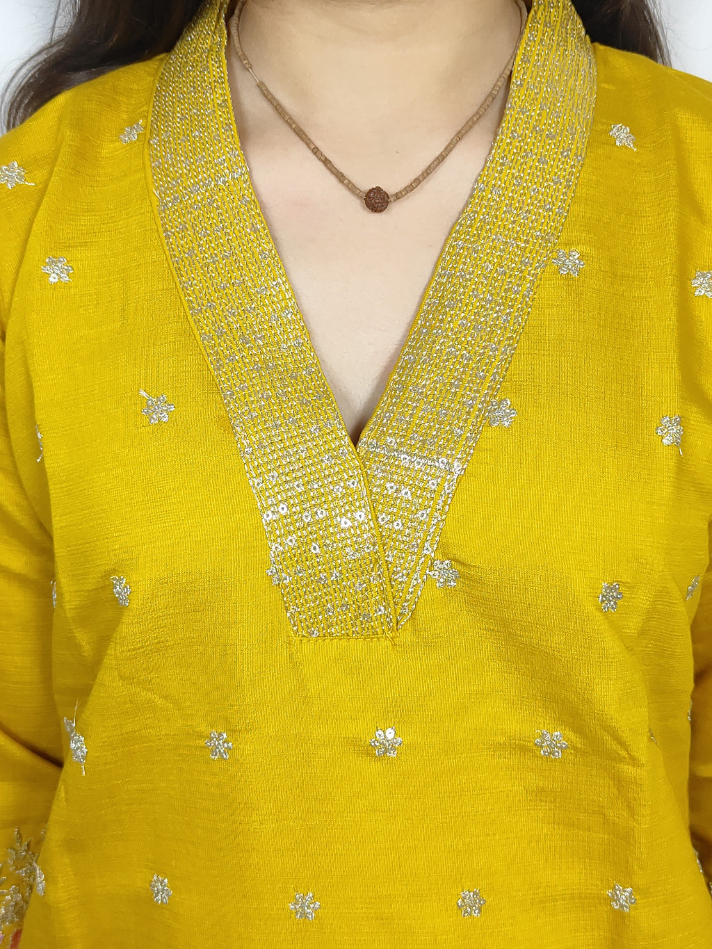Yellow 3 piece  Kurta Set (Z0127)