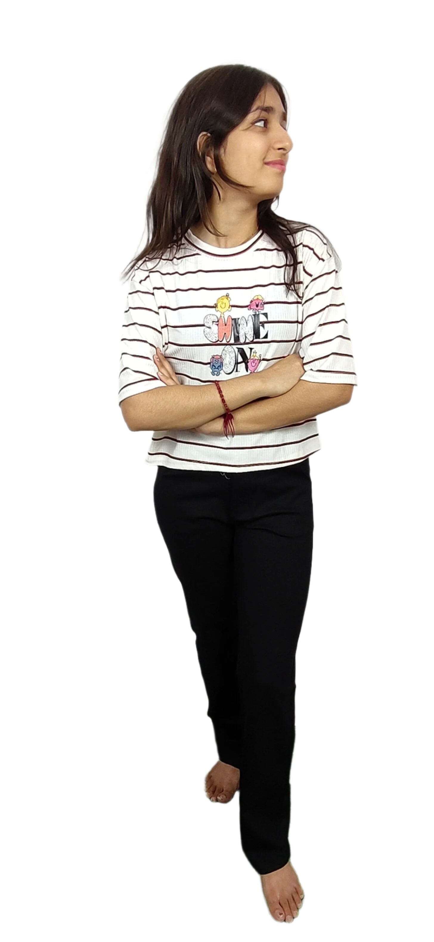 Women White T-Shirt  (T3)