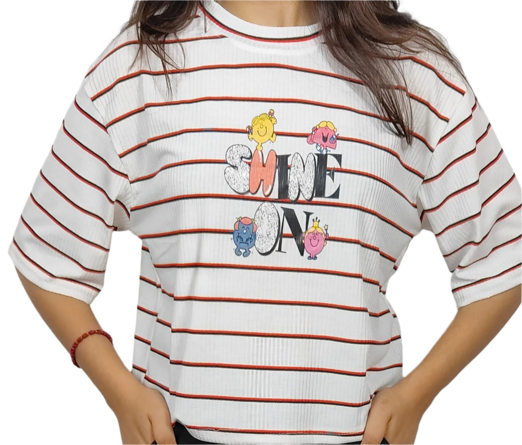 Women White T-Shirt  (T3)