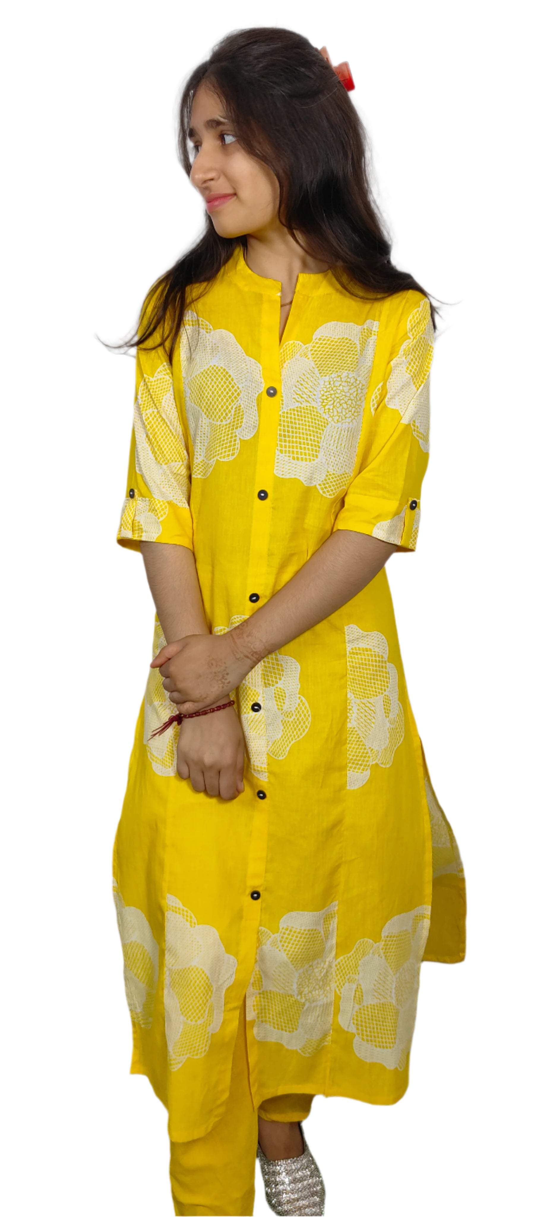 Stylish Yellow Co-ord Set (Z02)
