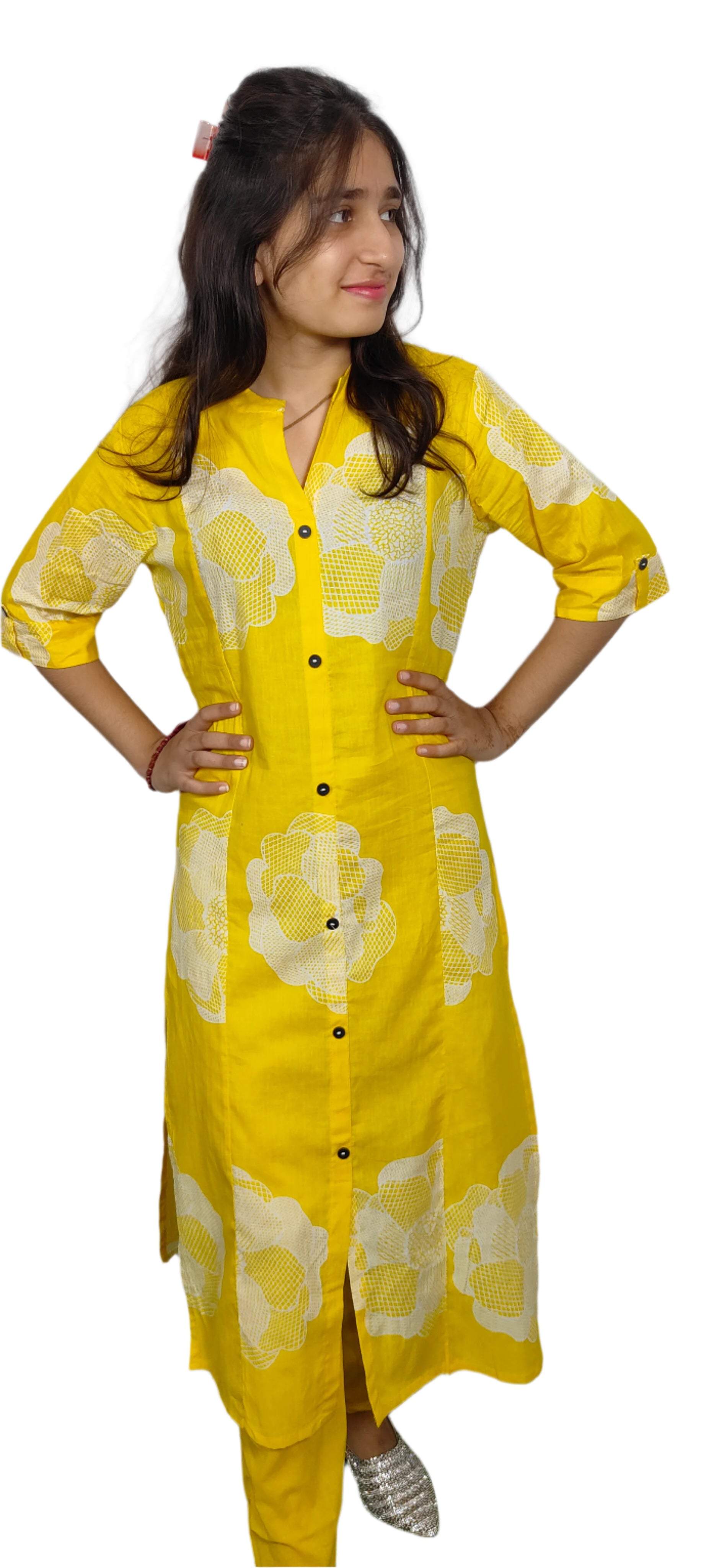 Stylish Yellow Co-ord Set (Z02)
