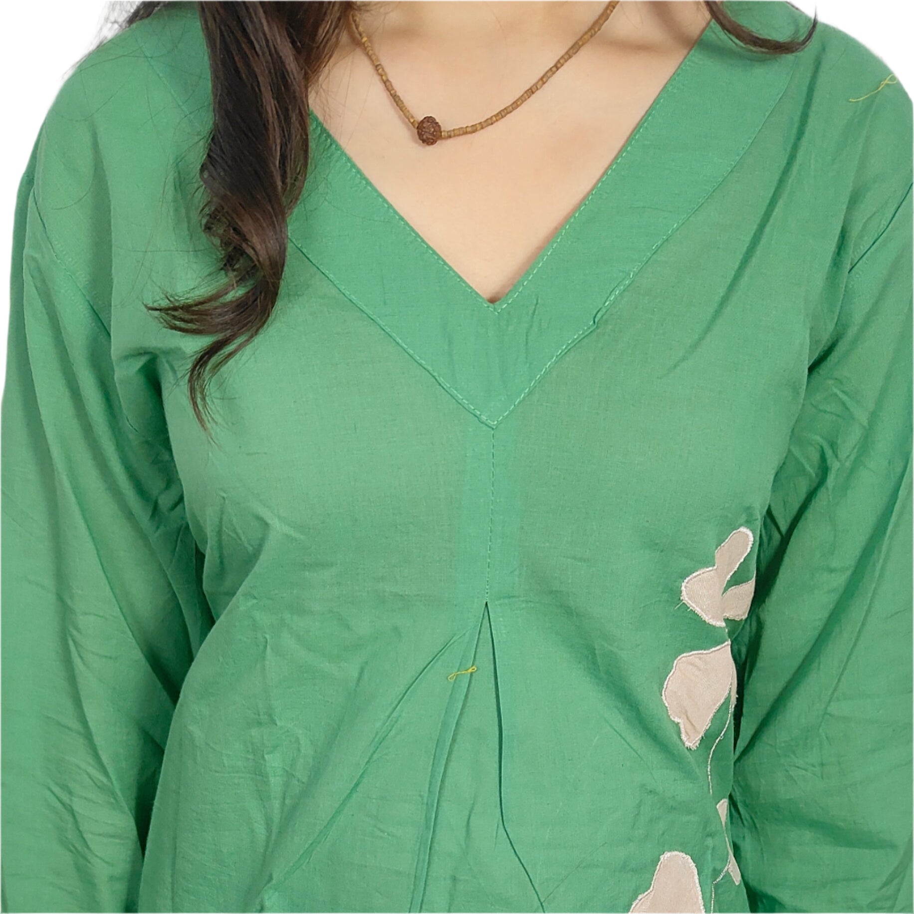 Green Kurta pants Set (Z097)